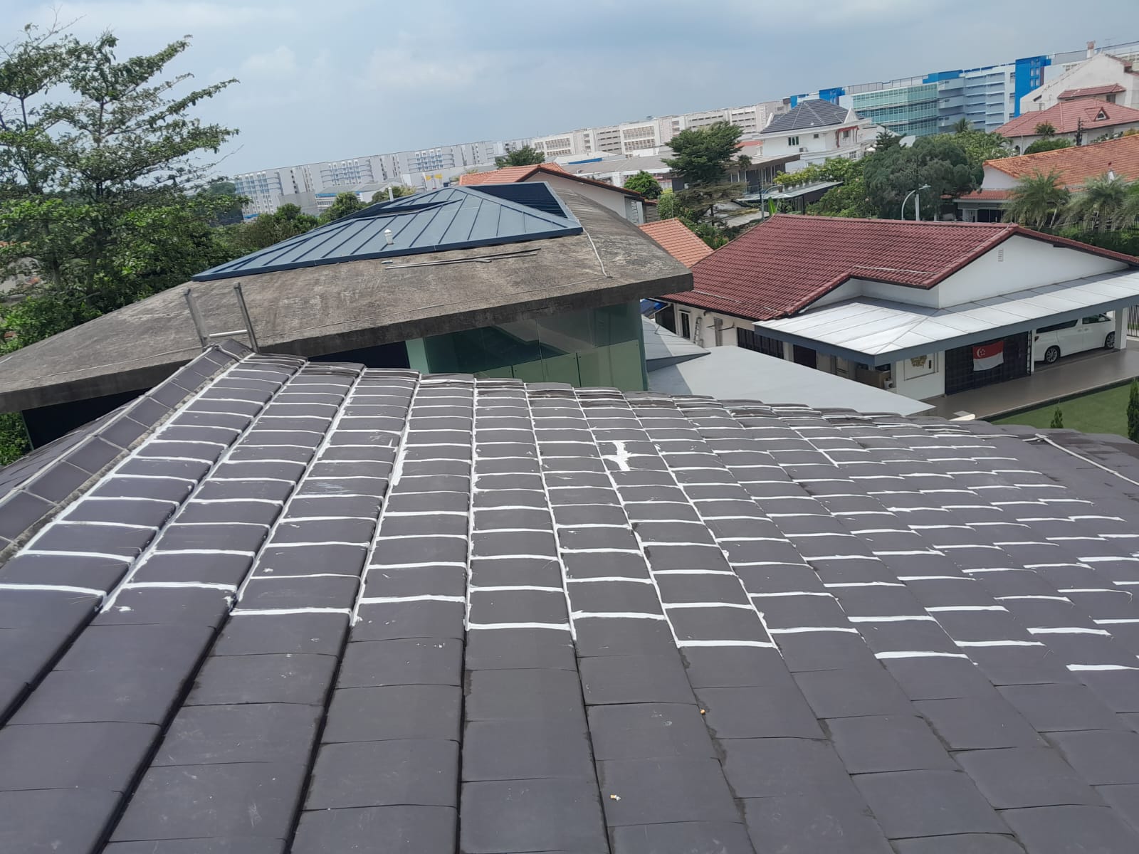 over coating roof top for waterproofing 2