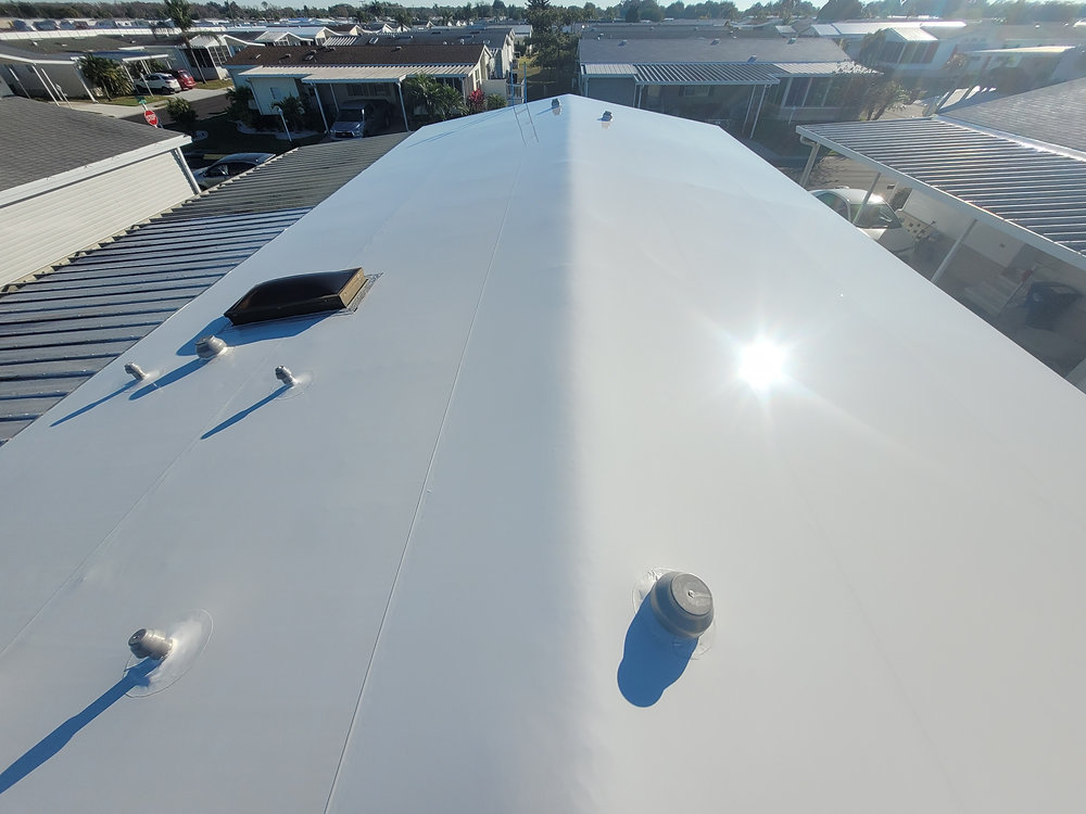 TPO roof cleaning